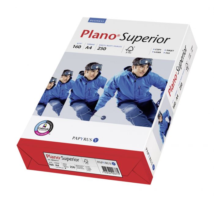 Carton copiator A4 160g alb Plano Superior 250coli/top